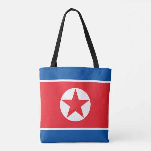Tote Bag Drapeau de la Corée du Nord (Dos)