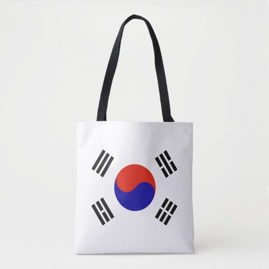 Tote Bag Drapeau de la Corée du Sud (Devant)