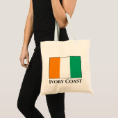 Tote Bag Drapeau de la Côte d'Ivoire (Devant (produit))