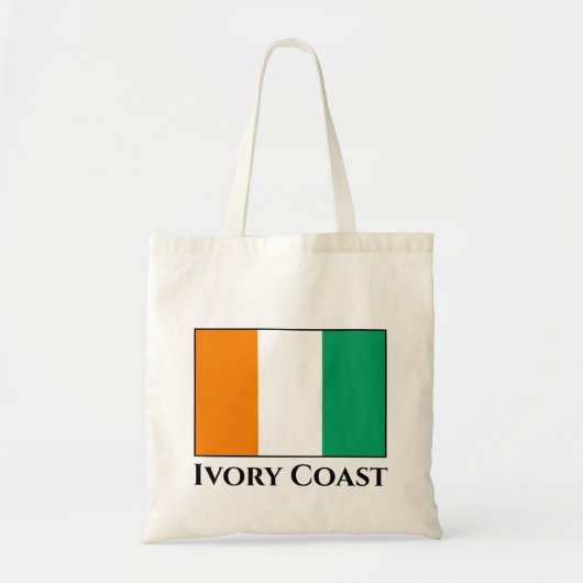 Tote Bag Drapeau de la Côte d'Ivoire (Devant)