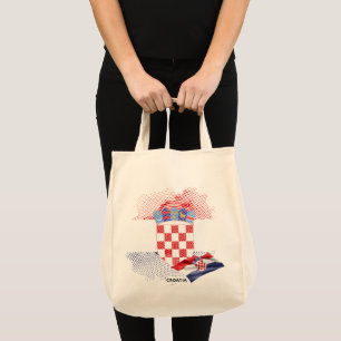 Tote Bag Drapeau de la Croatie
