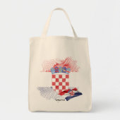 Tote Bag Drapeau de la Croatie (Devant)