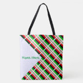 Tote Bag Drapeau de la Diaspora Africaine Américaine Person (Devant)
