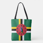 Tote Bag Drapeau de la Dominique (Dos)