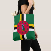 Tote Bag Drapeau de la Dominique (De près)