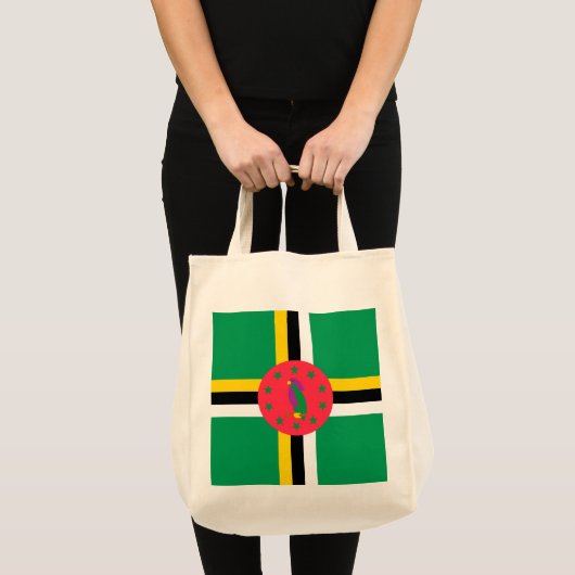 Tote Bag Drapeau de la Dominique (Devant (produit))