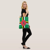 Tote Bag Drapeau de la Dominique (Sur le modèle)