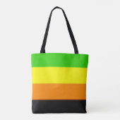 Tote Bag Drapeau de la Fierté Aromantique (Dos)
