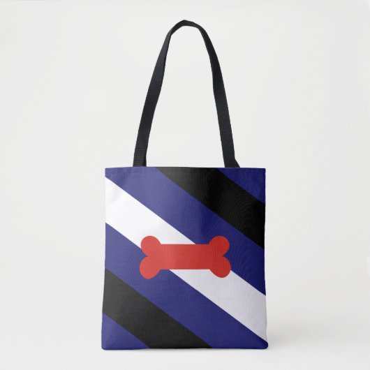 Tote Bag Drapeau de la fierté de Puppy Play (Devant)