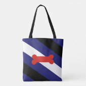 Tote Bag Drapeau de la fierté de Puppy Play (Dos)