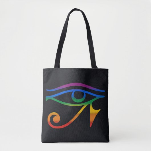 Tote Bag Drapeau de la fierté gay goth (Devant)