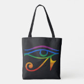 Tote Bag Drapeau de la fierté gay goth (Dos)