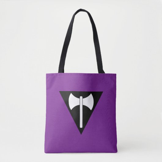 Tote Bag Drapeau de la fierté lesbienne (Devant)
