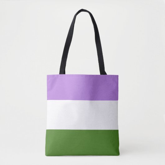 Tote Bag Drapeau de la fierté queer (Devant)