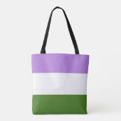 Tote Bag Drapeau de la fierté queer (Dos)