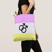 Tote Bag Drapeau de la Fierté Twink (De près)