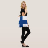 Tote Bag Drapeau de la Finlande (Sur le modèle)
