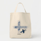 Tote Bag Drapeau de la Finlande (Devant)