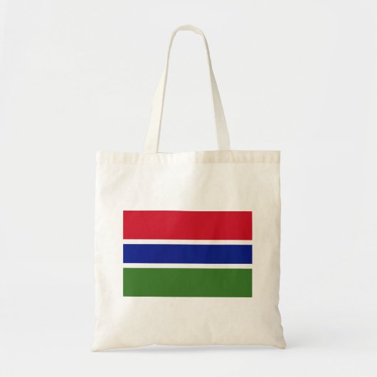 Tote Bag Drapeau de la Gambie (Devant)