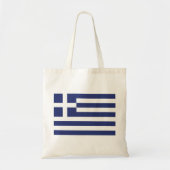 Tote Bag Drapeau de la Grèce (Devant)