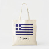 Tote Bag Drapeau de la Grèce (Devant)