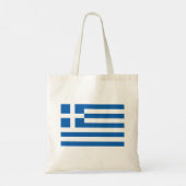 Tote Bag Drapeau de la Grèce (Dos)