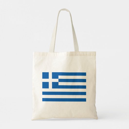 Tote Bag Drapeau de la Grèce (Dos)