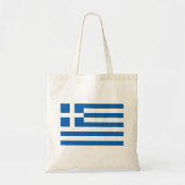 Tote Bag Drapeau de la Grèce (Devant)