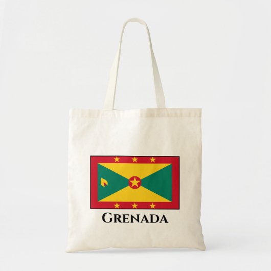 Tote Bag Drapeau de la Grenade (Devant)