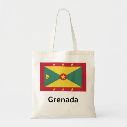 Tote Bag Drapeau de la Grenade (Devant)