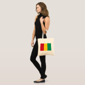 Tote Bag Drapeau de la Guinée (Devant (modèle))