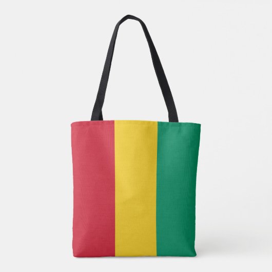 Tote Bag Drapeau de la Guinée (Dos)