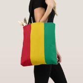 Tote Bag Drapeau de la Guinée (De près)