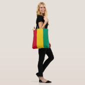Tote Bag Drapeau de la Guinée (Sur le modèle)