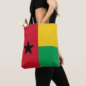 Tote Bag Drapeau de la Guinée Bissau (De près)