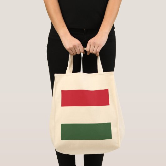 Tote Bag drapeau de la Hongrie (Devant (produit))