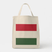 Tote Bag drapeau de la Hongrie (Dos)