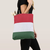 Tote Bag Drapeau de la Hongrie (De près)