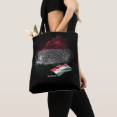 Tote Bag Drapeau de la Hongrie (De près)