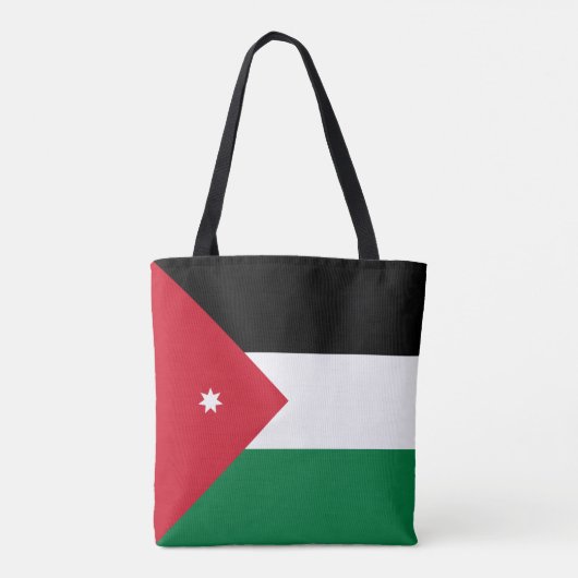 Tote Bag Drapeau de la Jordanie (Dos)