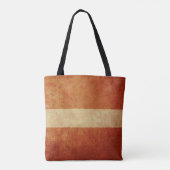 Tote Bag Drapeau de la Lettonie (Dos)