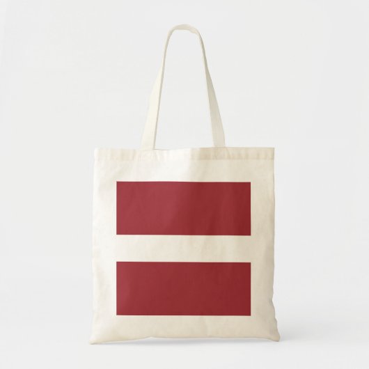 Tote Bag Drapeau de la Lettonie (Devant)