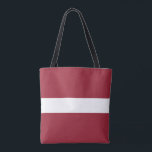 Tote Bag Drapeau de la Lettonie<br><div class="desc">Drapeau patriotique de la Lettonie.</div>