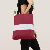 Tote Bag Drapeau de la Lettonie (De près)