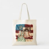 Tote Bag Drapeau de la Liberté américaine (Dos)
