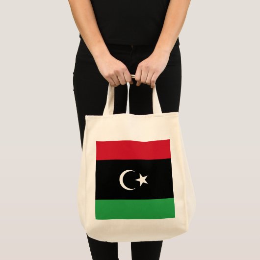 Tote Bag Drapeau de la Libye (Devant (produit))