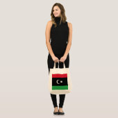 Tote Bag Drapeau de la Libye (Devant (modèle))