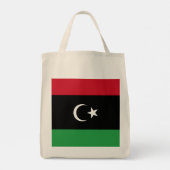 Tote Bag Drapeau de la Libye (Dos)