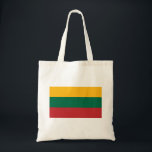 Tote Bag Drapeau de la Lituanie<br><div class="desc">Drapeau patriotique de la Lituanie.</div>