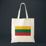 Tote Bag Drapeau de la Lituanie<br><div class="desc">Drapeau patriotique de la Lituanie.</div>